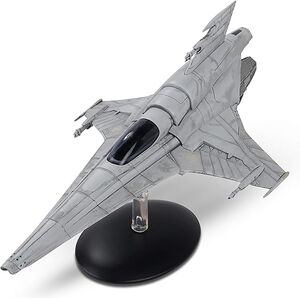 Battlestar Galactica - Viper MKVII Apollo Decal Die-Cast 10.5" Ship