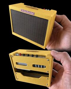 Fender 1959 Tweed Twin Amp 10 Inch Miniature Guitar Amplifier Replica
