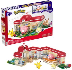 MEGA BLOKS Pokemon: Forest Pokemon Center, 648 Piece Building Toy Set