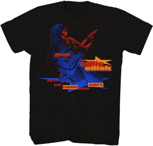 Billie Eilish - Hit Me Hard and Soft Guitar Solo - 100% Recycled Ecomax T-shirt - Small - Black