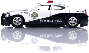 Fast & Furious 5 - 1:24 2006 Dodge Charger Die-Cast Police Car