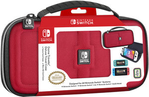 Switch Accessory: Case - RDS Game Traveler Deluxe - Red: Officially Licensed by Nintendo