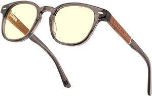 PC Accessory: GUNNAR Mythic Computer glasses, Tioga Gray Crystal Walnut Mineral Amber for PC