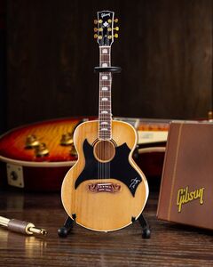 Tom Petty Gibson SJ-200 Wildflower Antique Natural 10 Inch Miniature Guitar