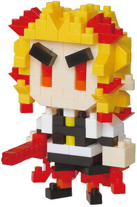 Nanoblock - Demon Slayer - Character Collection - Kyojuro Rengoku Building Kit