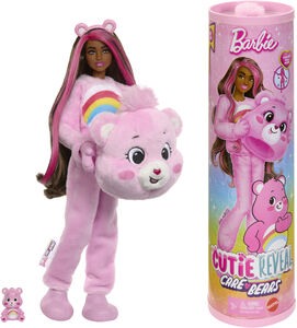 Barbie Cutie Reveal Barbie x Care Bears Series, Cheer Bear