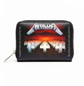 Rocksax - Metallica - Master of Puppets - Bi-Fold Zipped Wallet/Purse (Black)