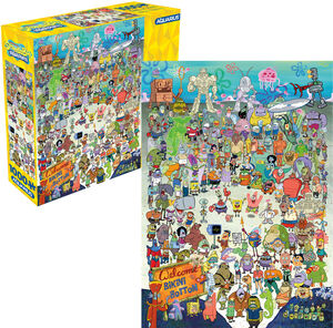 SpongeBob SquarePants - 1000 Piece Jigsaw Puzzle - Cast