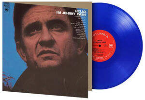 Hello I'm Johnny Cash - Limited Gatefold 180-Gram Blue Colored Vinyl