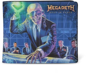Rocksax - Megadeth - Rust in Peace - Wallet with Coin Pocket (Multicolored)