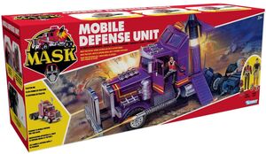 M.A.S.K. -  Mobile Defense Unit (MDU) Vehicle with Figure Set