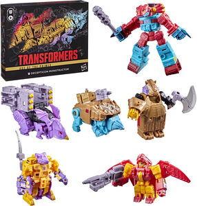 Transformers - Age of the Primes - Decepticon Monstructor Combiner Figure Set