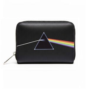Rocksax - Pink Floyd - Dark Side of the Moon Logo - Bi-Fold Zipped Wallet/Purse (Black)