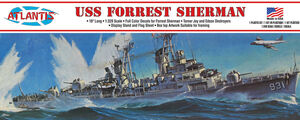 USS Forrest Sherman (DDG-98) Aegis Guided Missile Destroyer 1:320 Scale Model Kit
