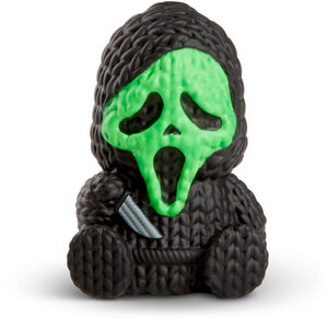 Ghost Face 1.75" Micro Vinyl Figure Fluorescent Green – Handmade by Robots