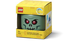 LEGO Mini Stackable Storage Head, Green Skeleton