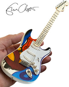 Eric Clapton Crash 2 Tribute 10 Inch Miniature Guitar Replica Collectible