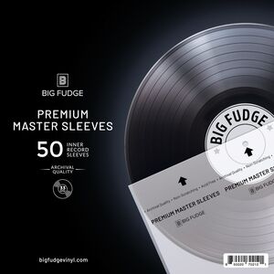Big Fudge BFPIS12x50US 12-inch Vinyl LP Record Premium Master Inner Sleeves 50 Pack Clear
