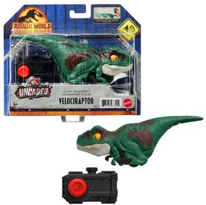 Jurassic World Dominion Uncaged Click Tracker Velociraptor, Green