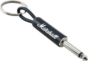 Pluginz - Marshall - Guitar Plug Keychain - White Logo
