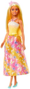 Barbie Royal Doll with Highlighted Hair, Butterfly-Print Skirt & Accessories