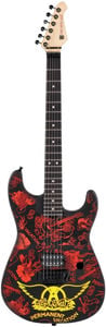 The Mini Axe - Aerosmith - Permanent Vacation - Mini Guitar Replica Collectible