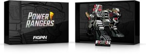 FiGPiN - Power Rangers - White Tigerzord XL - 6 Inch Enamel Pin in Premium Collector Package (X67)