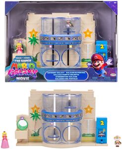 Super Mario Galaxy Movie - Gateway Galaxy Diorama Set with 1.5" Princess Peach & Exclusive Captain Toad Figures