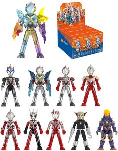 Blokees - Ultraman - Galaxy Version - 15: Hybrid Evolution 9ct Model Kit Display PDQ