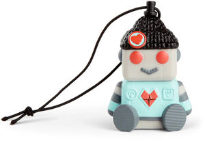 Robot 283362 1.75” Micro Charms Vinyl Figure – Handmade by Robots
