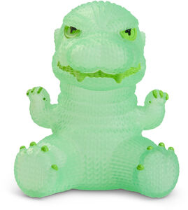 Godzilla Green Translucent Limited Edition Vinyl Figure – Handmade by Robots