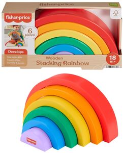 Fisher Price Wooden Stacking Rainbow