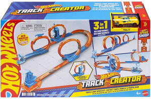 Hot Wheels Track Creator Triple Loop Speed Kit
