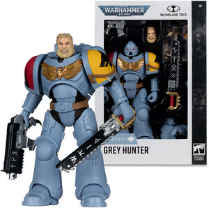 McFarlane - Warhammer 40K - Space Wolves - 7" Grey Hunter Action Figure