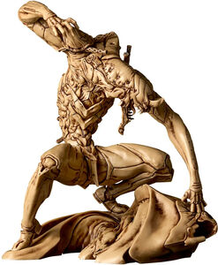 Evangelion - ARTPLA - Unit-02 Beast Mode 2nd Form The Beast Battle of Geofront Beige Color Ver. Model Kit