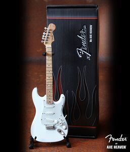 Fender Stratocaster Olympic White 10 Inch Miniature Guitar Replica