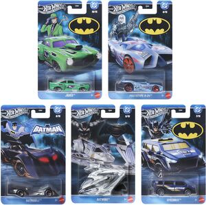 Hot Wheels 1:64 Silver Series Batman 10-Piece T Assortment (DC)