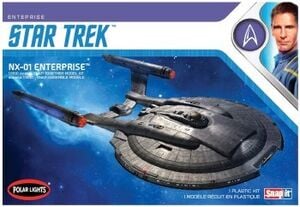 Star Trek NX01 Enterprise (Snap) 2T Polar Lights Model Kit