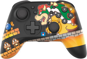 Switch Accessory: Wireless Controller - HORI-Pad - Bowser: Officially Licensed by Nintendo