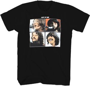 Beatles - Let It Be T-Shirt - Small Black 2061102203