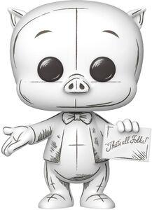 Funko POP! Animation: Looney Tunes - Porky Pig, Sketched