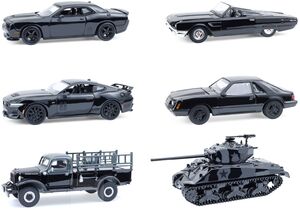 1:64 Black Bandit series 30 - 6 Pack Die-Cast Car Assortment