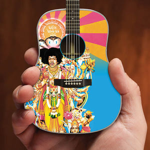 Jimi Hendrix Axis Bold As Love Acoustic 10 Inch Miniature Guitar Replica