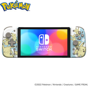 Switch Accessory:  Controller - HORI Split Pad Compact - Pokémon:  Pikachu & Mamikyu:  Officially Licensed by Nintendo