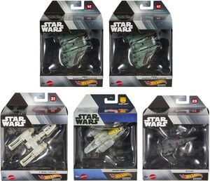 Hot Wheels Premium Star Wars Starships 5-Piece J Assortment