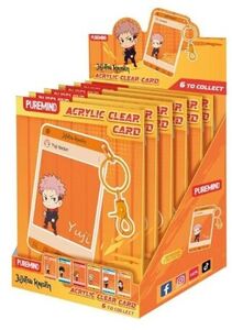 Jujutsu Kaisen - Acrylic Clear Card Keychain 6pc Blind Box PDQ