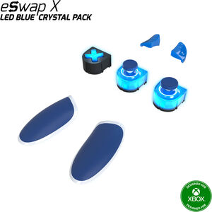 XBOX Accessory:  Thrustmaster eSwap X Pack:  LED - Crystal Blue:  Compatible with PC, XBOX X|S