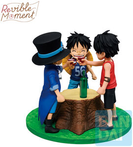 Ichibansho One Piece Ace and Sabo and Luffy (Dramatic Memories) Revible Moment Figure
