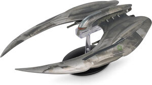 Eaglemoss - Battlestar Galactica - Cylon Raider Mk II (2004) Die-cast 10" Ship