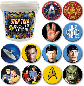 Star Trek Original TV Series 144 PC Bucket O' Buttons